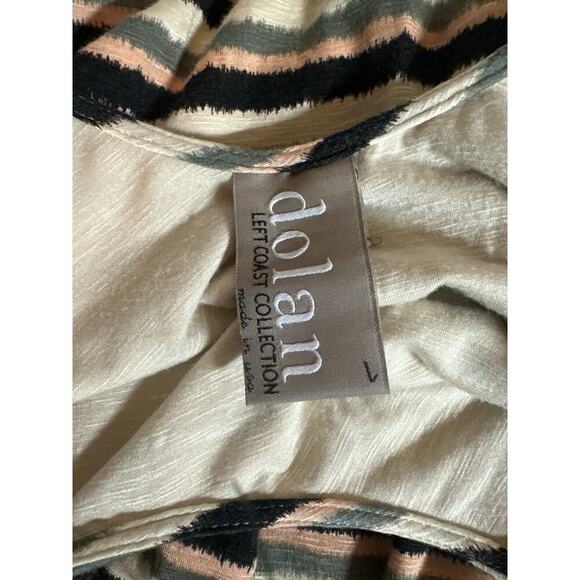 Anthropologie Dolan Left Coast Women’s Prita Striped Bodycon Midi Dress Sz L - Picture 8 of 10